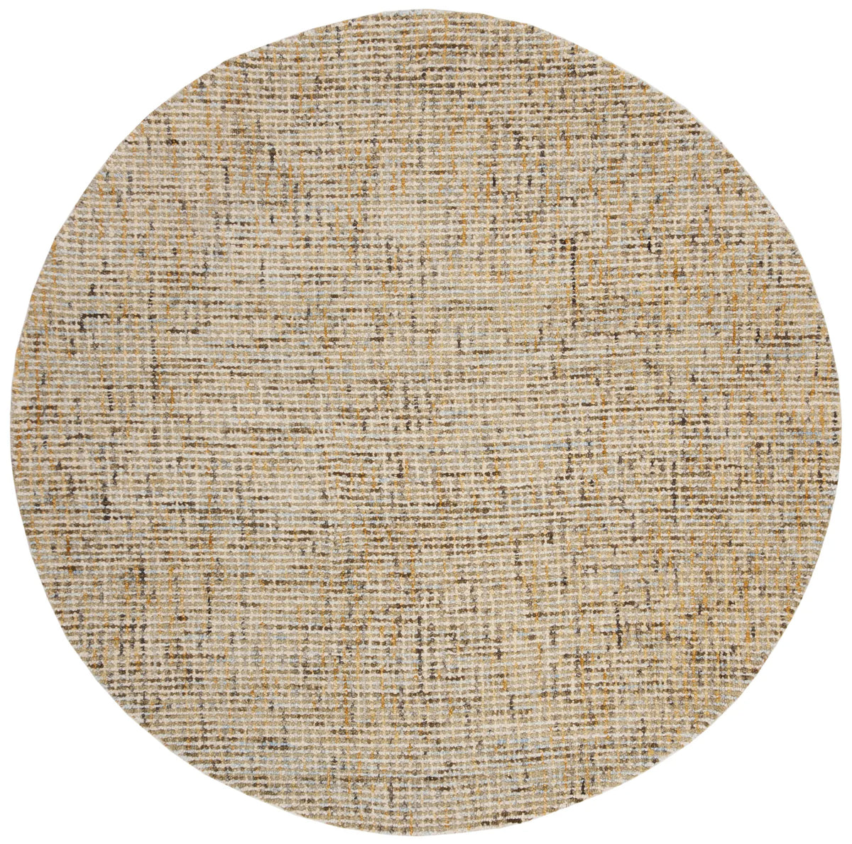 Safavieh Abstract 6'-0" x 6'-0" Rug in Gold / Blue