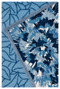 Safavieh Fifth Avenue 4'-0" x 6'-0" Rug in Blue / Ivory
