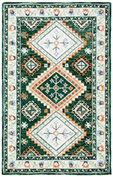 Safavieh Aspen 4'-0" x 6'-0" Rug in Green / Ivory