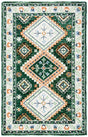 Safavieh Aspen 4'-0" x 6'-0" Rug in Green / Ivory