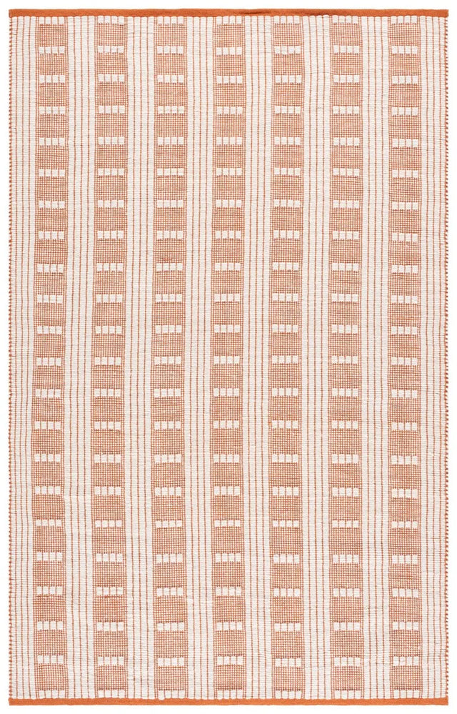 Safavieh Vermont 5'-0" x 8'-0" Rug in Orange / Ivory