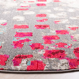 Safavieh Madison 5'-0" x 5'-0" Rug in Grey / Red