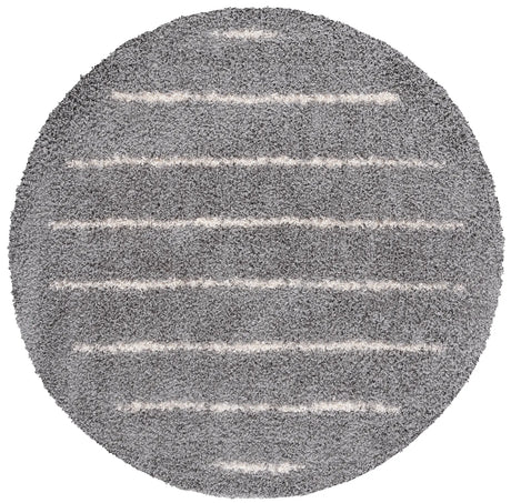 Safavieh Venus Shag 600 6'-7" x 6'-7" Rug in Grey / Ivory