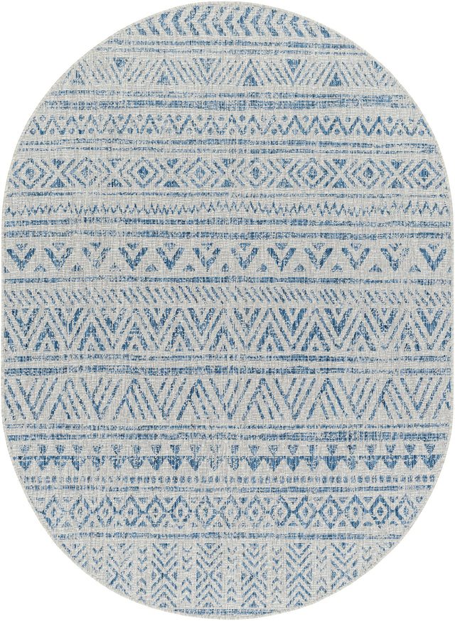 Surya Eagean Eag-2306 Light Blue, Blue, Ink Blue, Taupe Rug.