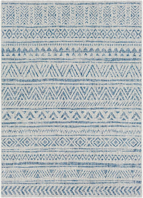 Surya Eagean Eag-2306 Light Blue, Blue, Ink Blue, Taupe Rug.