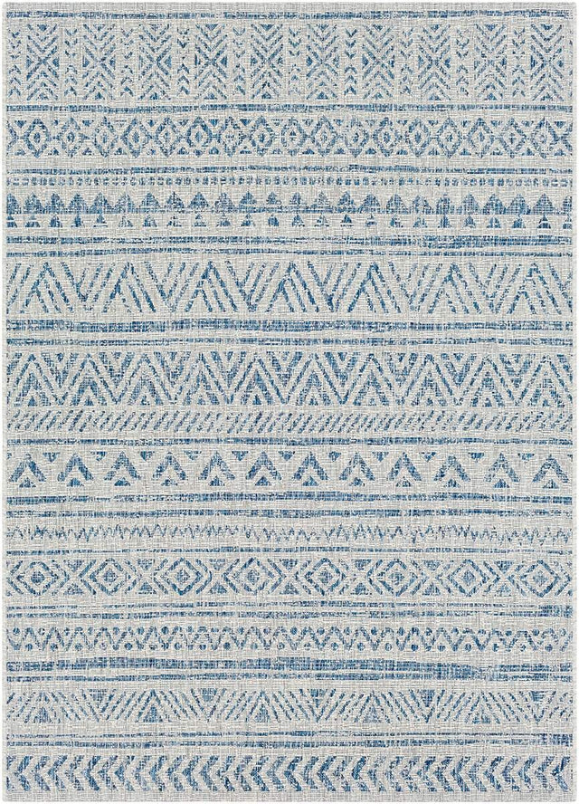 Surya Eagean Eag-2306 Light Blue, Blue, Ink Blue, Taupe Rug.