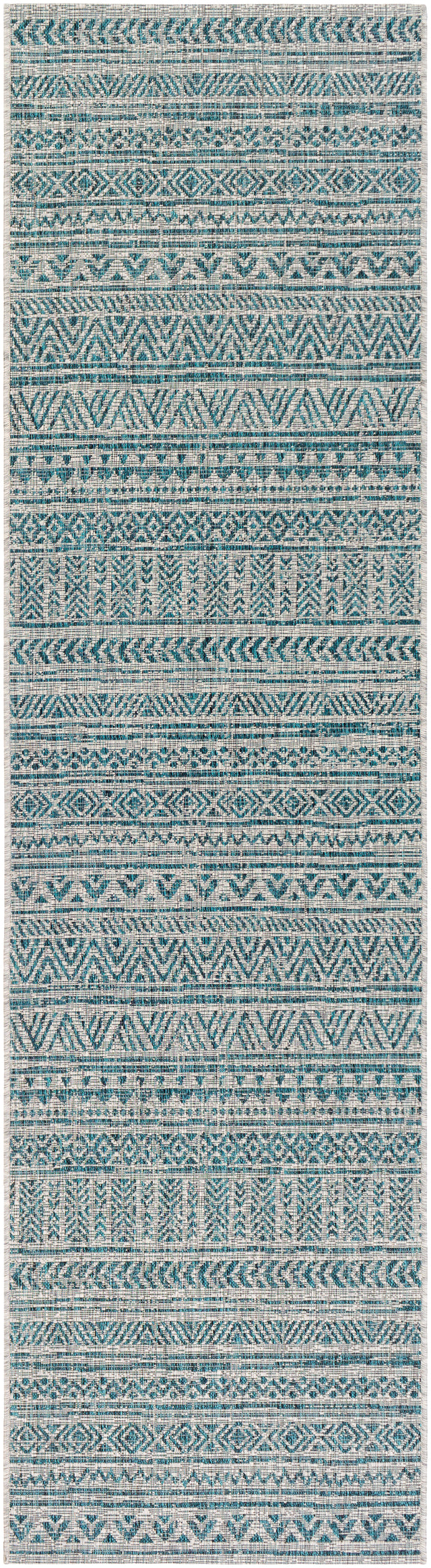 Surya Eagean Eag-2307 Aqua, Black, White, Taupe Rug.