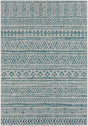 Surya Eagean Eag-2307 Aqua, Black, White, Taupe Rug.