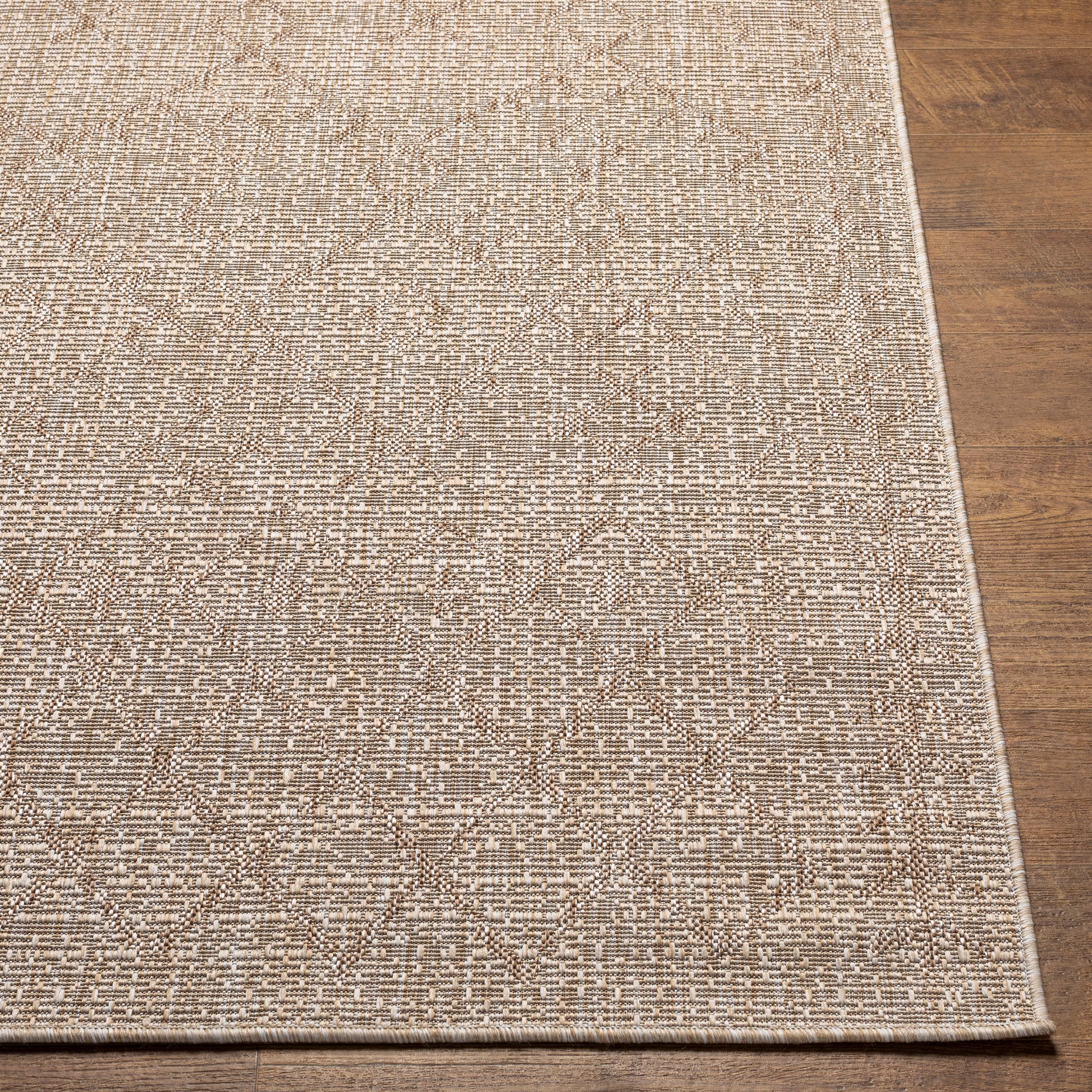 Surya Eagean Eag-2404 Brown, Light Brown, Cream, Light Beige, Beige Area Rug