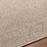 Surya Eagean Eag-2404 Brown, Light Brown, Cream, Light Beige, Beige Area Rug