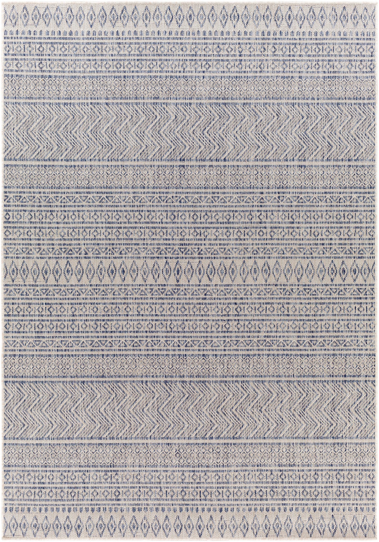 Surya Eagean Eag-2410 Navy, Blue, Pale Blue, Off-White, Gray, Oatmeal Rug.