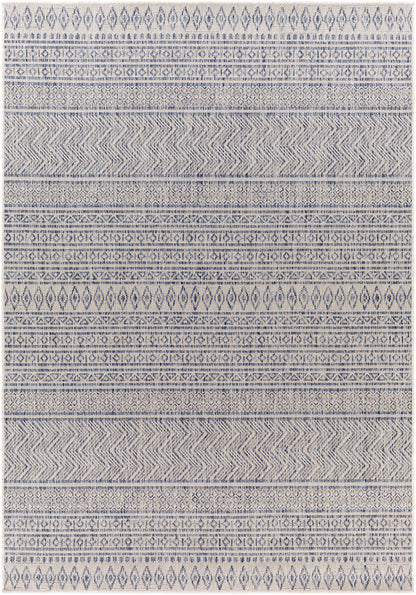 Surya Eagean Eag-2410 Navy, Blue, Pale Blue, Off-White, Gray, Oatmeal Area Rug