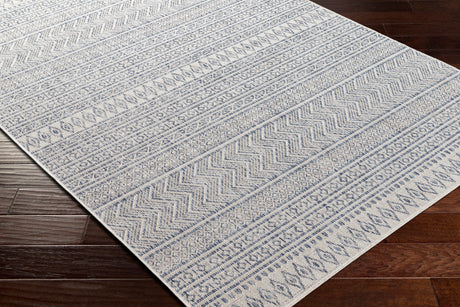 Surya Eagean Eag-2410 Navy, Blue, Pale Blue, Off-White, Gray, Oatmeal Rug.