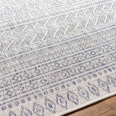 Surya Eagean Eag-2410 Navy, Blue, Pale Blue, Off-White, Gray, Oatmeal Rug.
