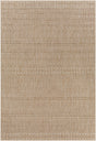 Surya Eagean Eag-2411 Light Beige, Cream, Light Brown, Brown Rug.
