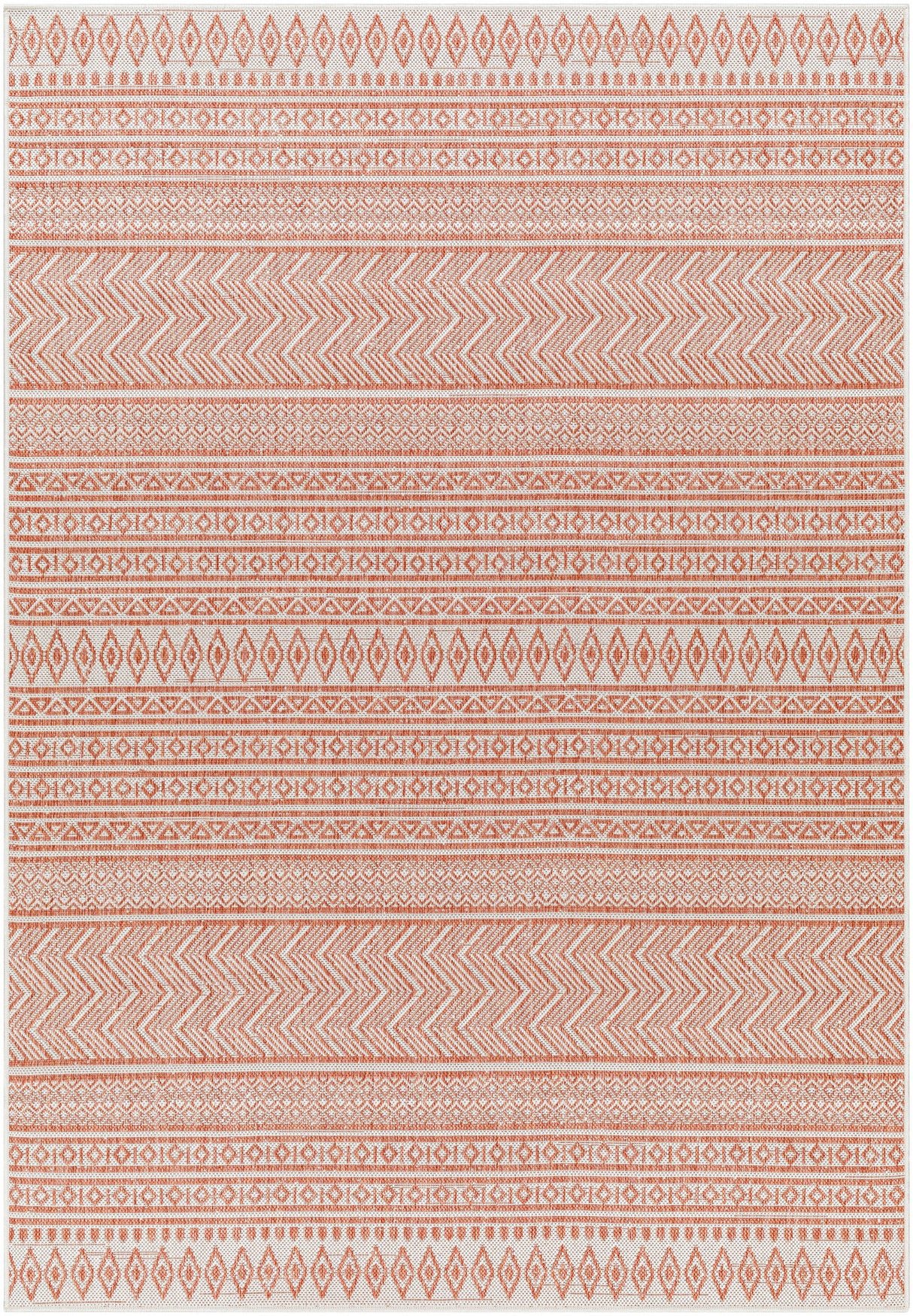 Surya Eagean Eag-2426 Rust, Ivory, Dusty Pink, Dusty Coral Rug.