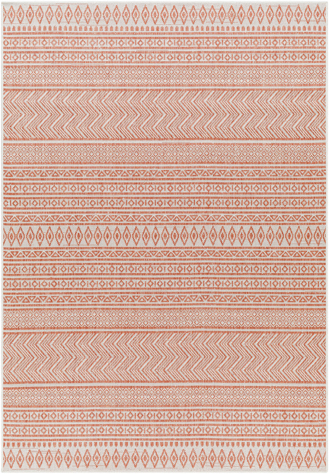 Surya Eagean Eag-2426 Rust, Ivory, Dusty Pink, Dusty Coral Rug.