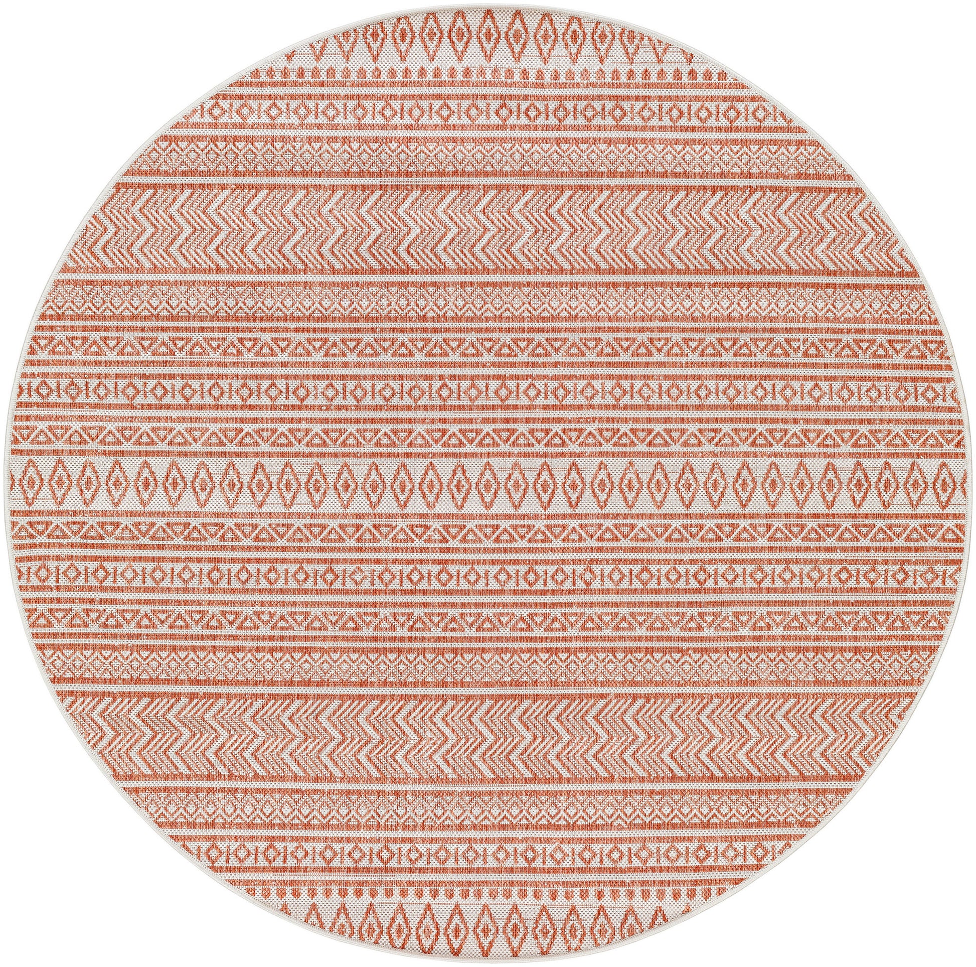 Surya Eagean Eag-2426 Rust, Ivory, Dusty Pink, Dusty Coral Area Rug