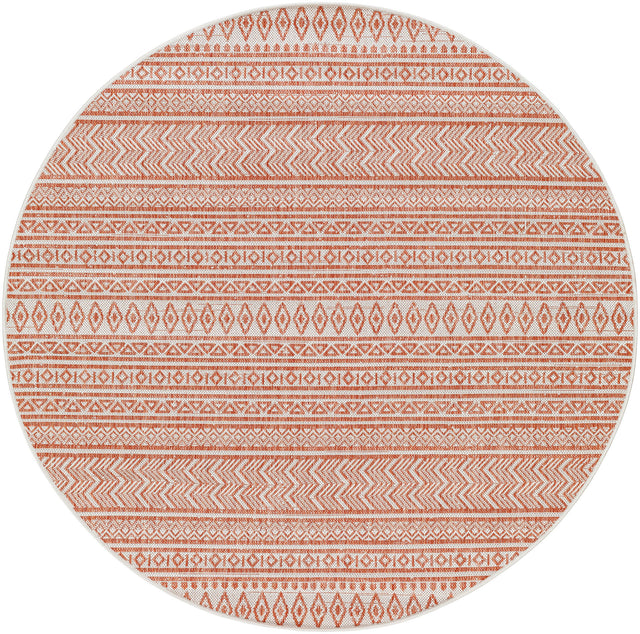 Surya Eagean Eag-2426 Rust, Ivory, Dusty Pink, Dusty Coral Rug.