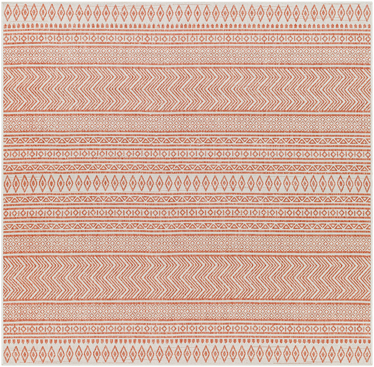 Surya Eagean Eag-2426 Rust, Ivory, Dusty Pink, Dusty Coral Rug.
