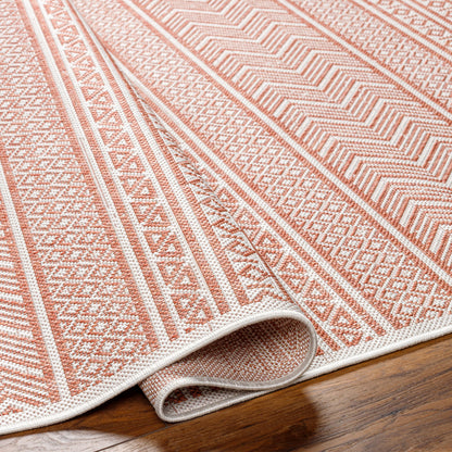 Surya Eagean Eag-2426 Rust, Ivory, Dusty Pink, Dusty Coral Area Rug