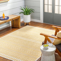 Surya Eagean Eag-2427 Ivory, Mustard Area Rug