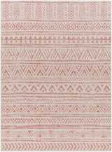 Surya Eagean Eag-2430 Rust, Ivory, Dusty Pink, Dusty Coral Rug.