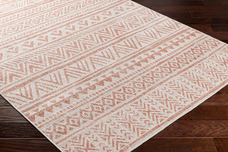 Surya Eagean Eag-2430 Rust, Ivory, Dusty Pink, Dusty Coral Rug.