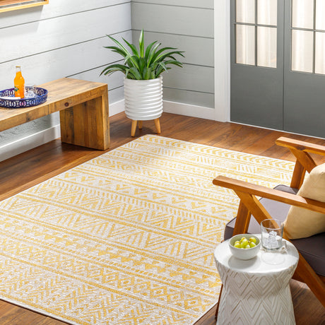 Surya Eagean Eag-2431 Ivory, Mustard Rug.