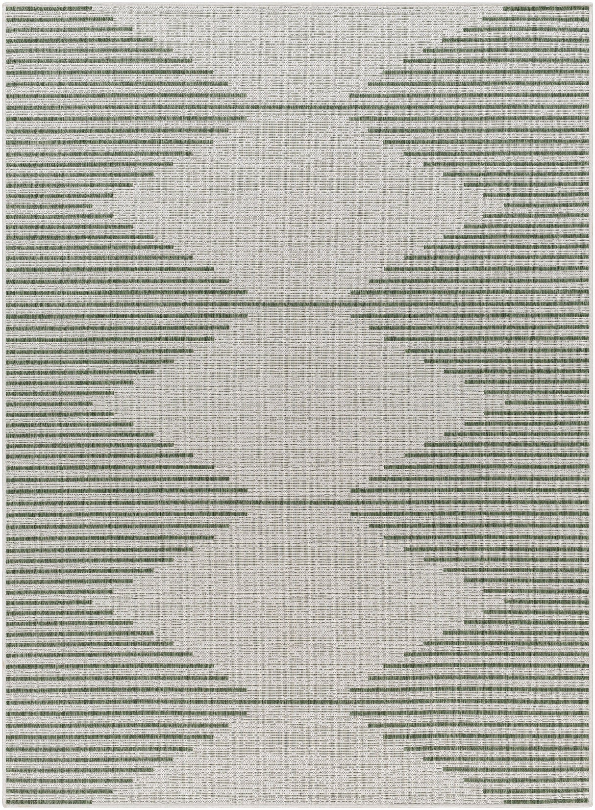 Surya Eagean Eag-2432 Grass Green, Ivory, Dark Green, Seafoam Rug.