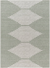 Surya Eagean Eag-2432 Grass Green, Ivory, Dark Green, Seafoam Rug.