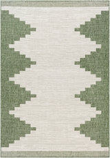 Surya Eagean Eag-2435 Grass Green, Ivory, Dark Green, Seafoam Rug.