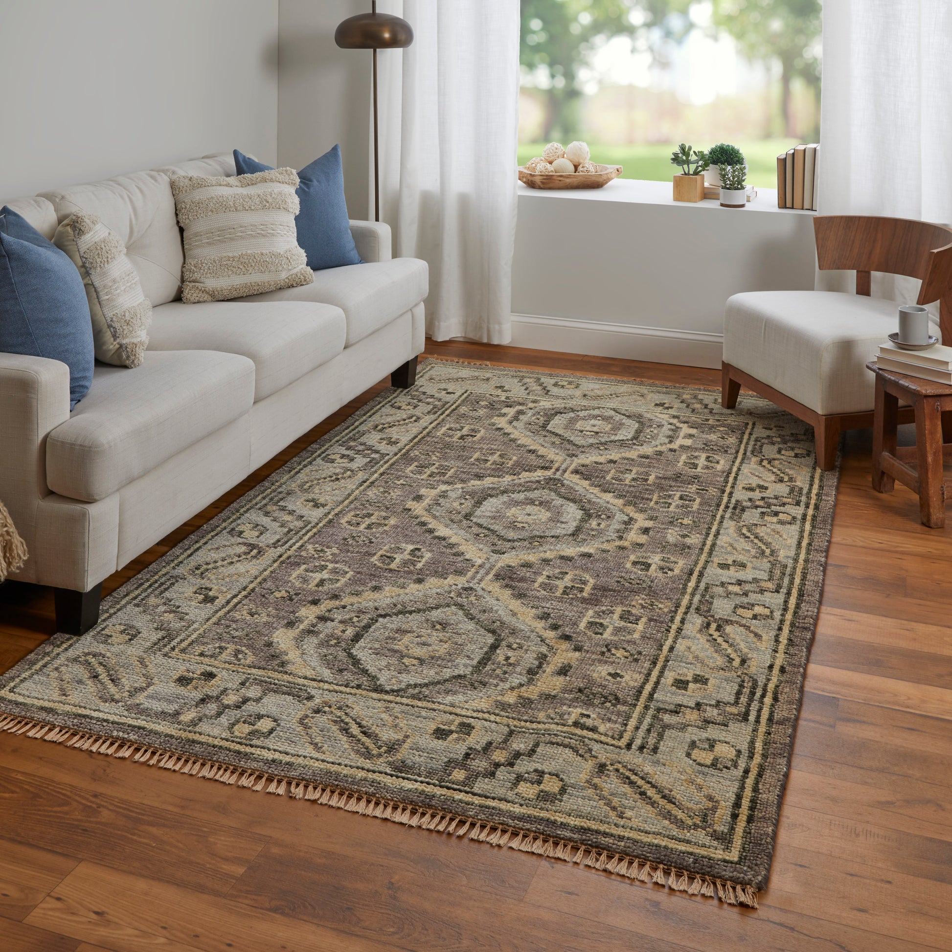 Feizy Fillmore Fil6943F Brown/Gray Area Rug