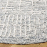 Safavieh Abstract 6'-0" x 6'-0" Rug in Light Blue / Ivory