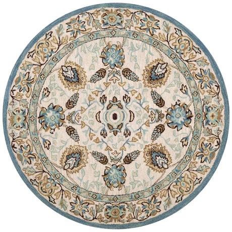 Safavieh Antiquity 6'-0" x 6'-0" Rug in Peacock / Blue