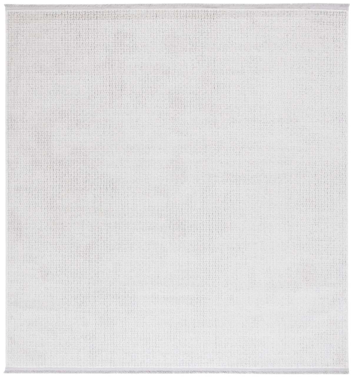Safavieh Whisper 6'-7" x 6'-7" Rug in Light Grey / Ivory