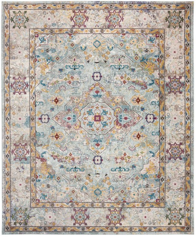 Safavieh Aria 10'-0" x 14'-0" Rug in Beige / Blue