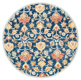 Safavieh Metro 6'-0" x 6'-0" Rug in Blue / Orange