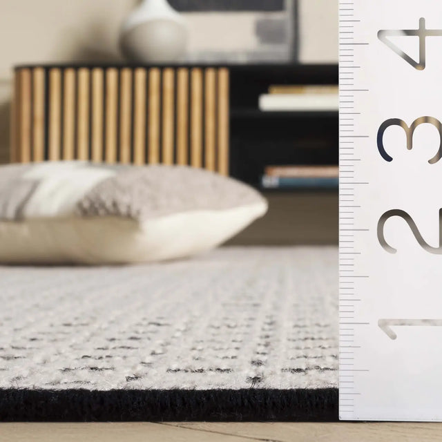 Safavieh Natural Fiber 4'-0" x 6'-0" Rug in Ivory / Black