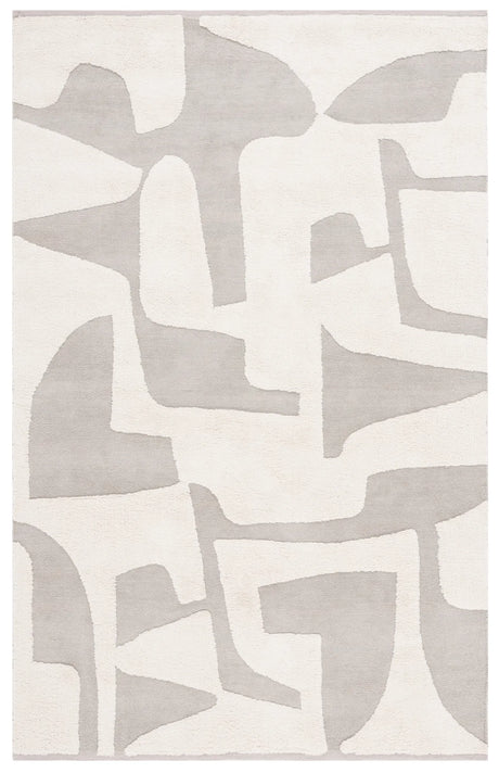 Safavieh Casablanca 4'-0" x 6'-0" Rug in Grey / Ivory