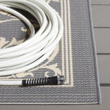 Safavieh Courtyard 5'-3" x 7'-7" Rug in Grey / Natural