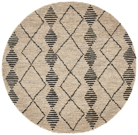 Safavieh Bohemian 6'-0" x 6'-0" Rug in Beige / Black