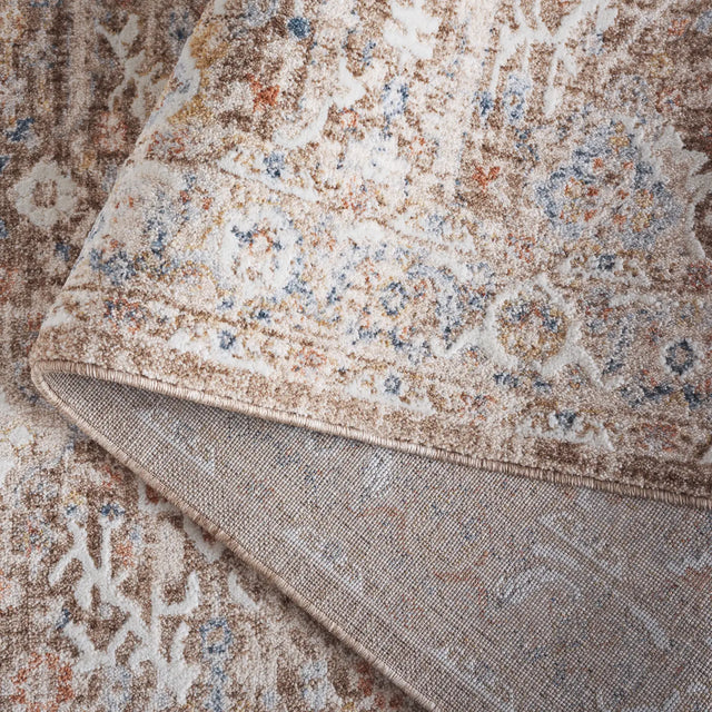 Safavieh Scarlett 400 4'-0" x 6'-0" Rug in Brown / Ivory