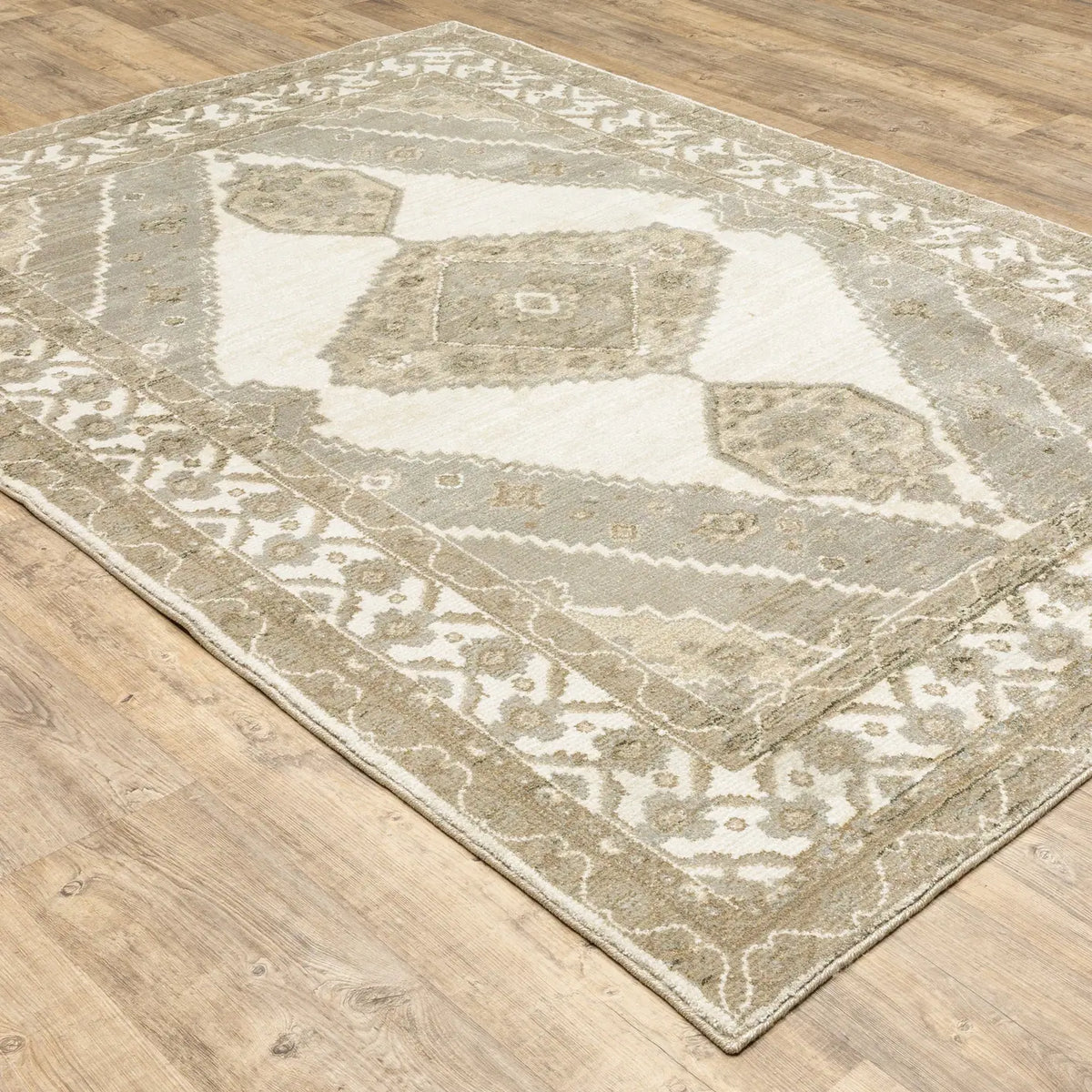 Oriental Weavers Sphinx Andorra 298C Beige / Ivory Rugs - angle detail