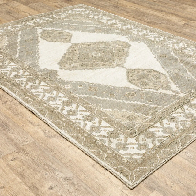 Oriental Weavers Sphinx Andorra 298C Beige / Ivory Rugs - angle detail