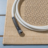 Safavieh Courtyard 4'-0" x 5'-7" Rug in Natural / Brown