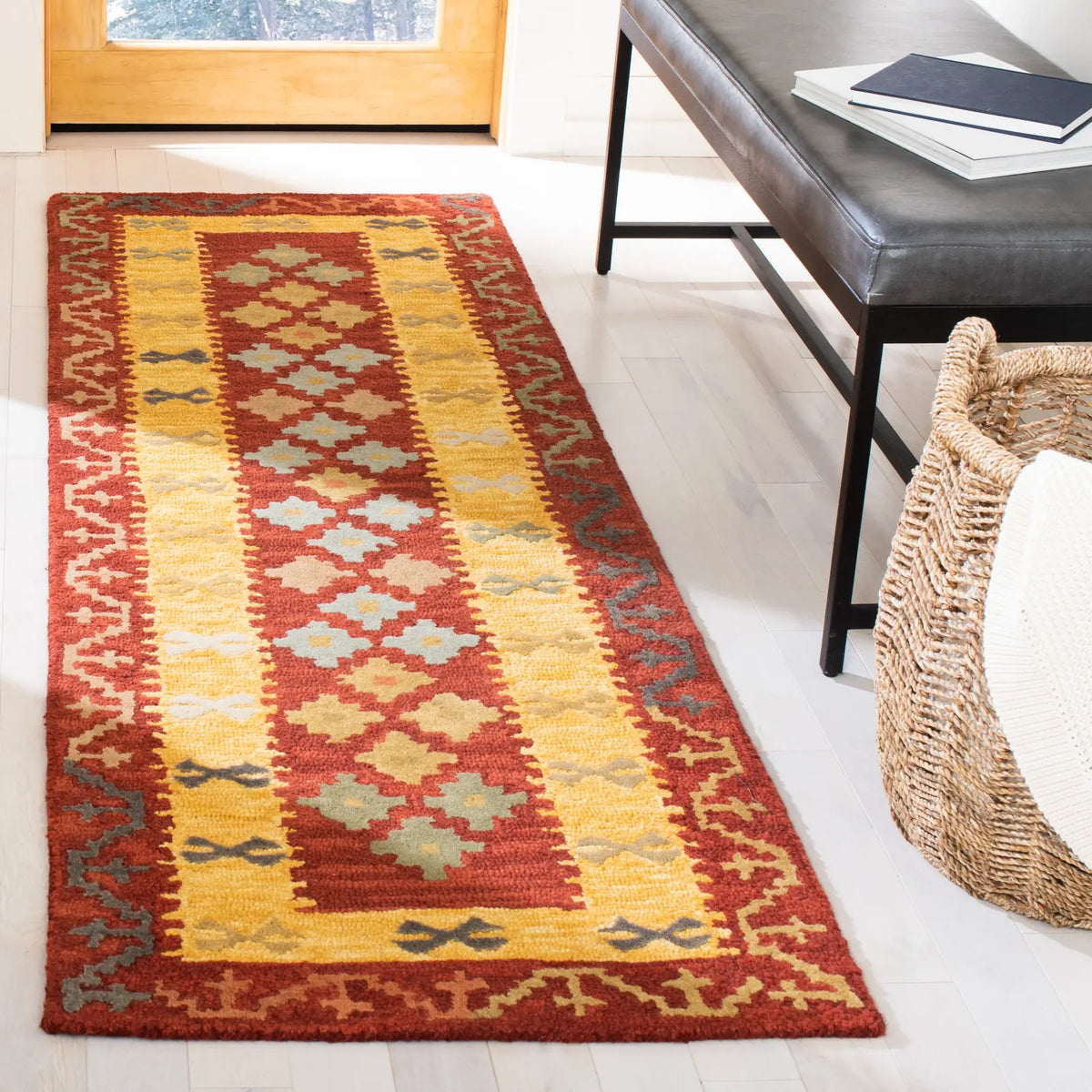 Safavieh Aspen 2'-3" x 7'-0" Rug in Red / Gold