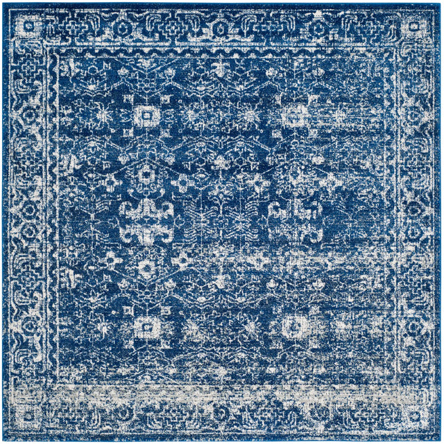 Safavieh Evoke 6'-7" x 6'-7" Rug in Navy / Ivory