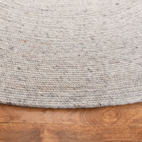 Safavieh Braided 5'-0" x 5'-0" Rug in Light Grey