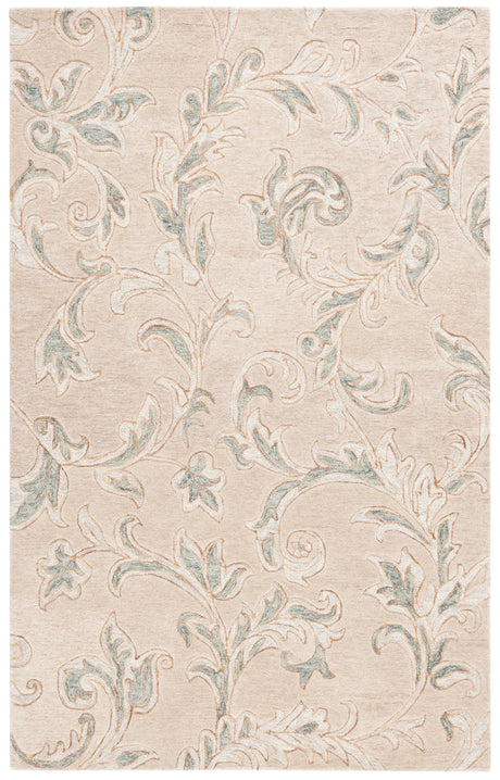 Safavieh Jardin 4'-0" x 6'-0" Rug in Beige / Grey